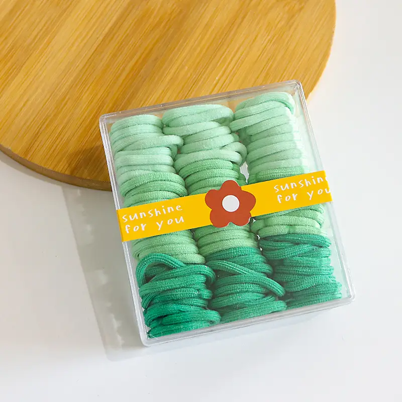 Korean Candy Color Thumb Rings for Girls Hair Rubber Band - Image 6