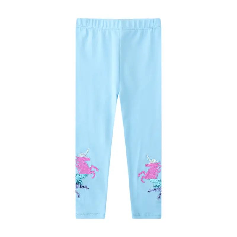 Girls Unicorn Leggings Light Blue 2026 New Style - Image 6