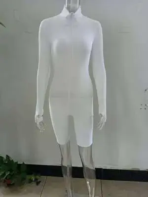 2025 Women's Black High-Neck Embroidered Bodysuit - Image 10