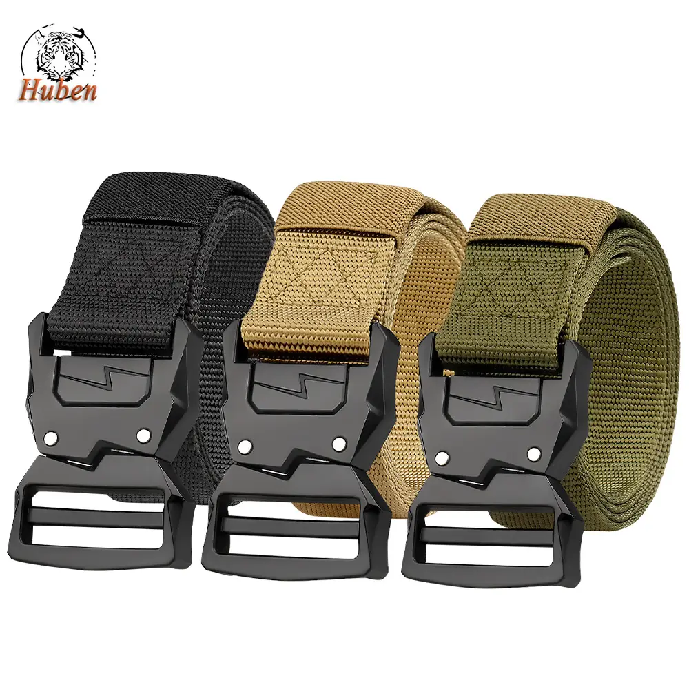 3.8cm Tactical Belt Buckle Men's Quick Release Nylon Belt - Image 9
