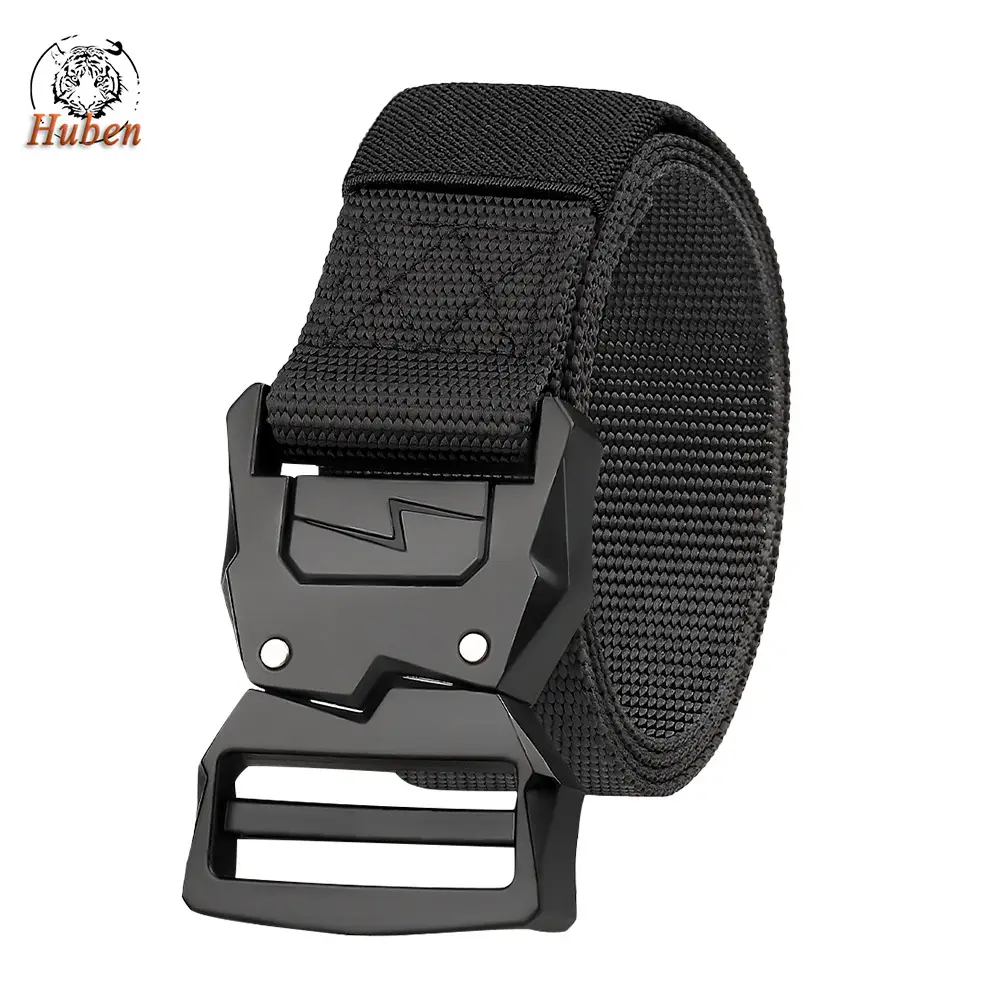 3.8cm Tactical Belt Buckle Men's Quick Release Nylon Belt