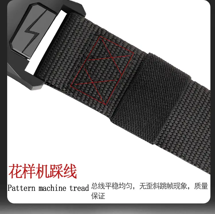 3.8cm Tactical Belt Buckle Men's Quick Release Nylon Belt β feature 10