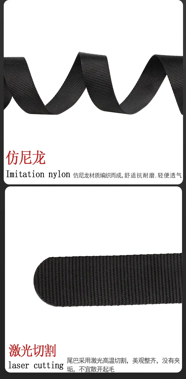 3.8cm Tactical Belt Buckle Men's Quick Release Nylon Belt β feature 9