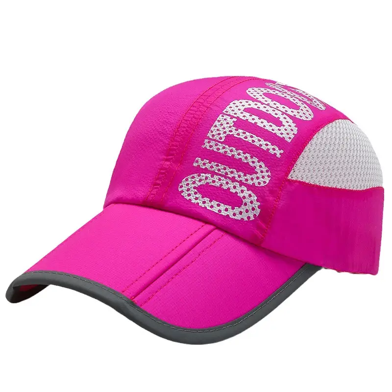 Gray Embroidered Sun Hat for Men