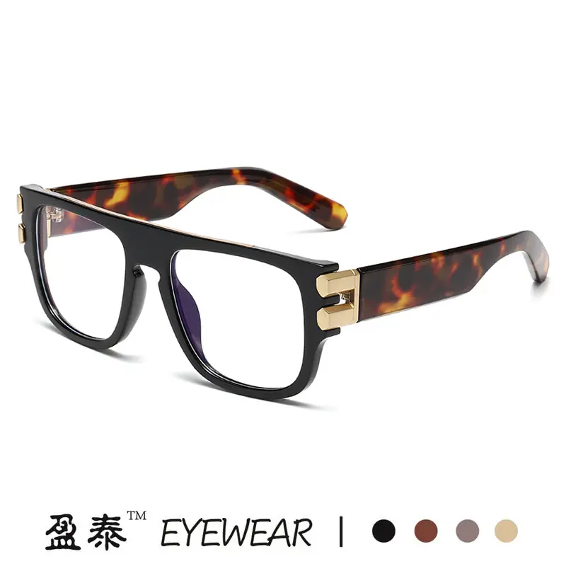 New Fashion Men's Box Sunglasses Brown Gradient - Image 10