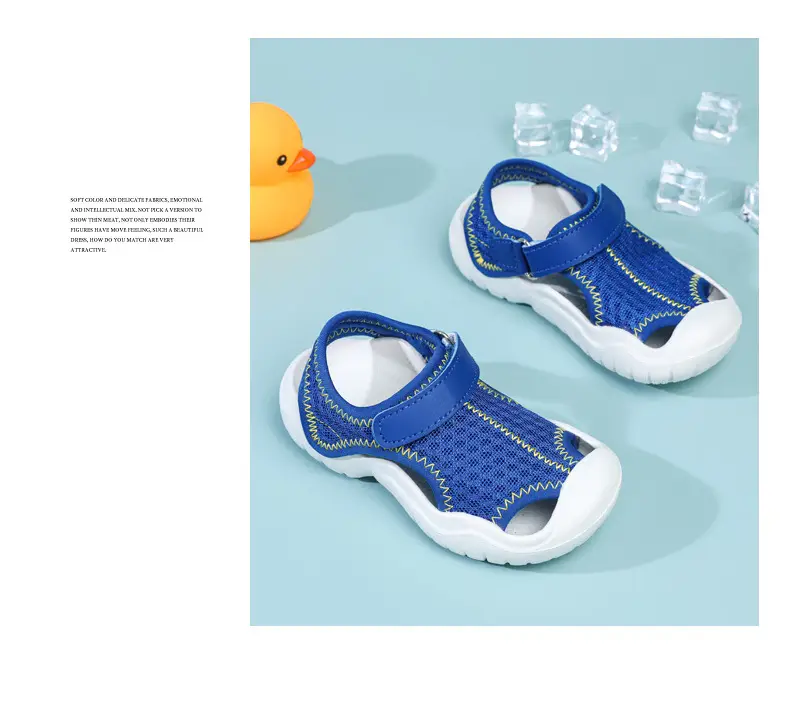 Pink Kids Cross-Braceled Sandals with Thick White Sole — feature 23