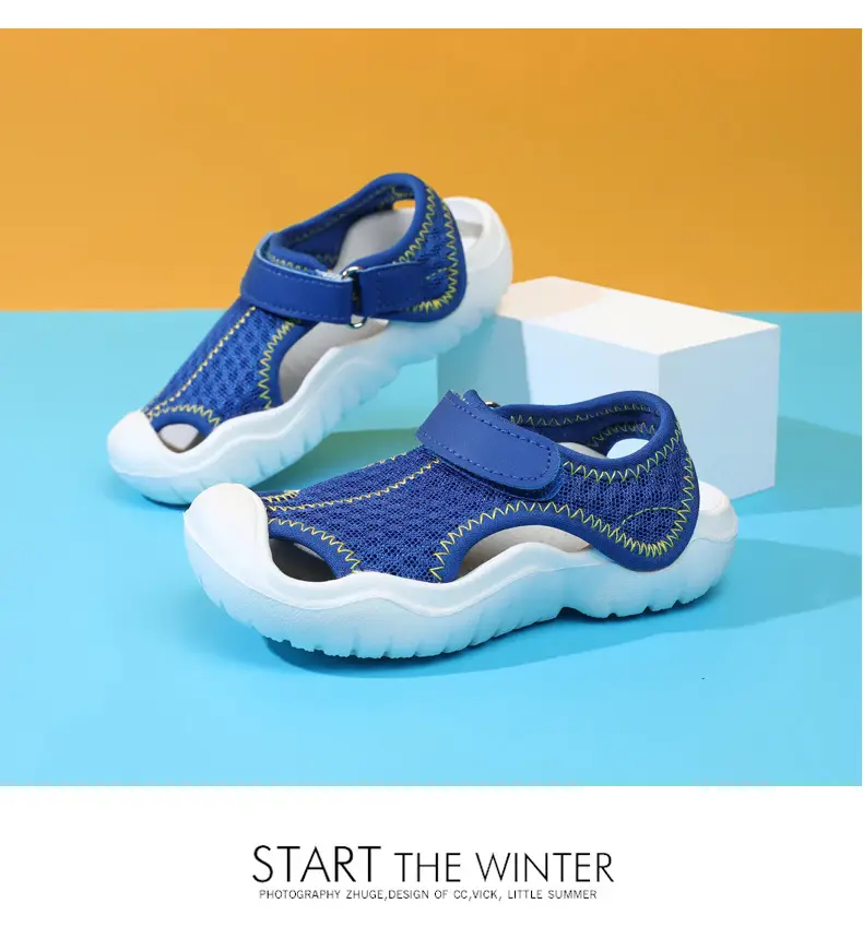 Pink Kids Cross-Braceled Sandals with Thick White Sole — feature 25
