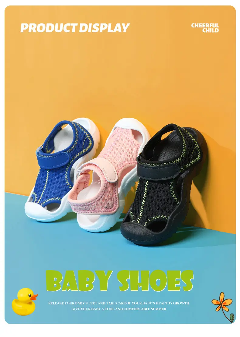 Pink Kids Cross-Braceled Sandals with Thick White Sole — feature 9
