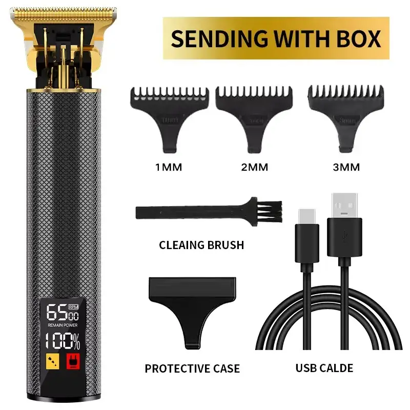 Electric Carving Oil Head Clipper for Hair Salon & Professional Use - Image 20