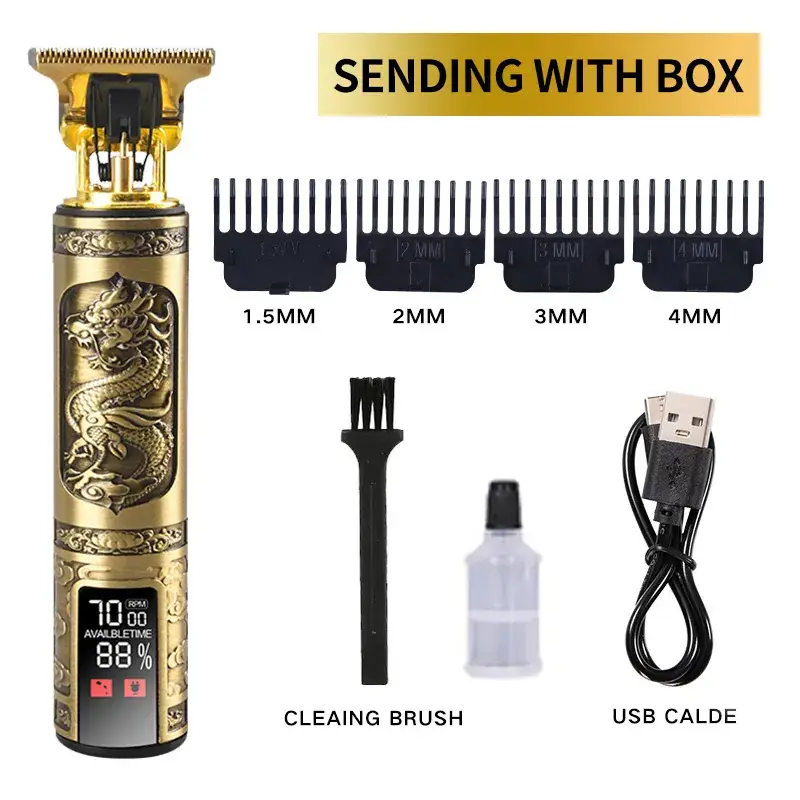 Electric Carving Oil Head Clipper for Hair Salon & Professional Use - Image 22