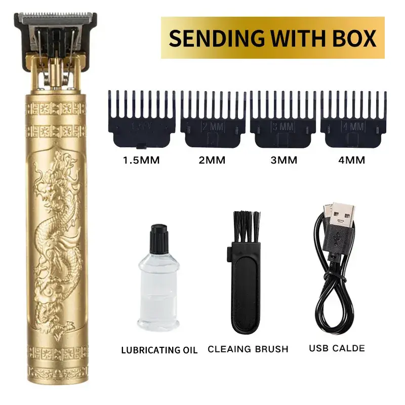 Electric Carving Oil Head Clipper for Hair Salon & Professional Use - Image 3