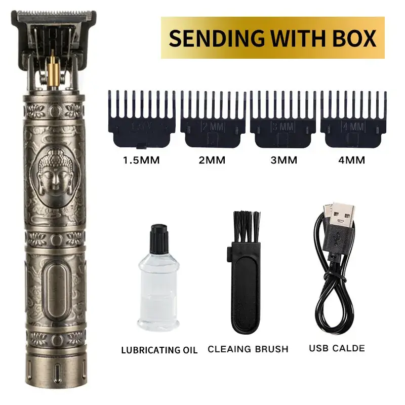 Electric Carving Oil Head Clipper for Hair Salon & Professional Use - Image 5