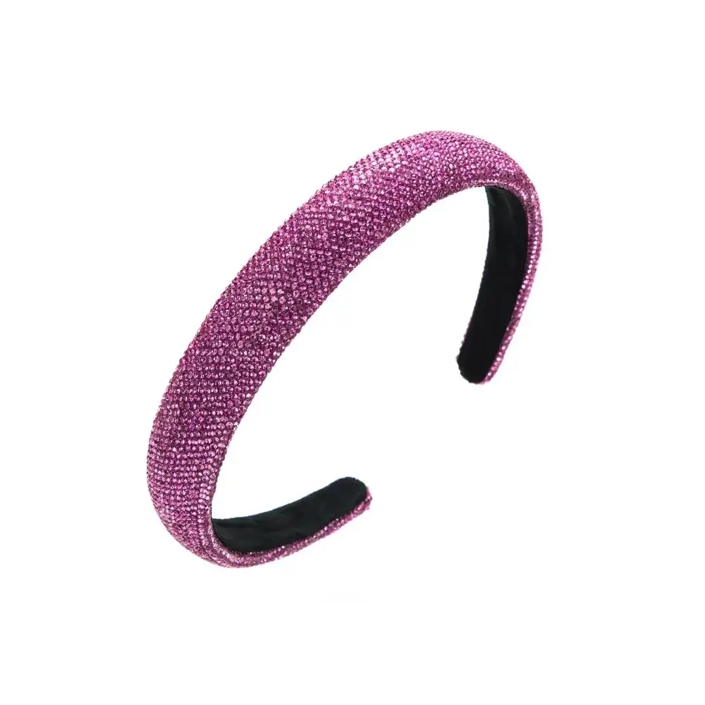 Pink Full Diamond Hair Band for Women - Image 10