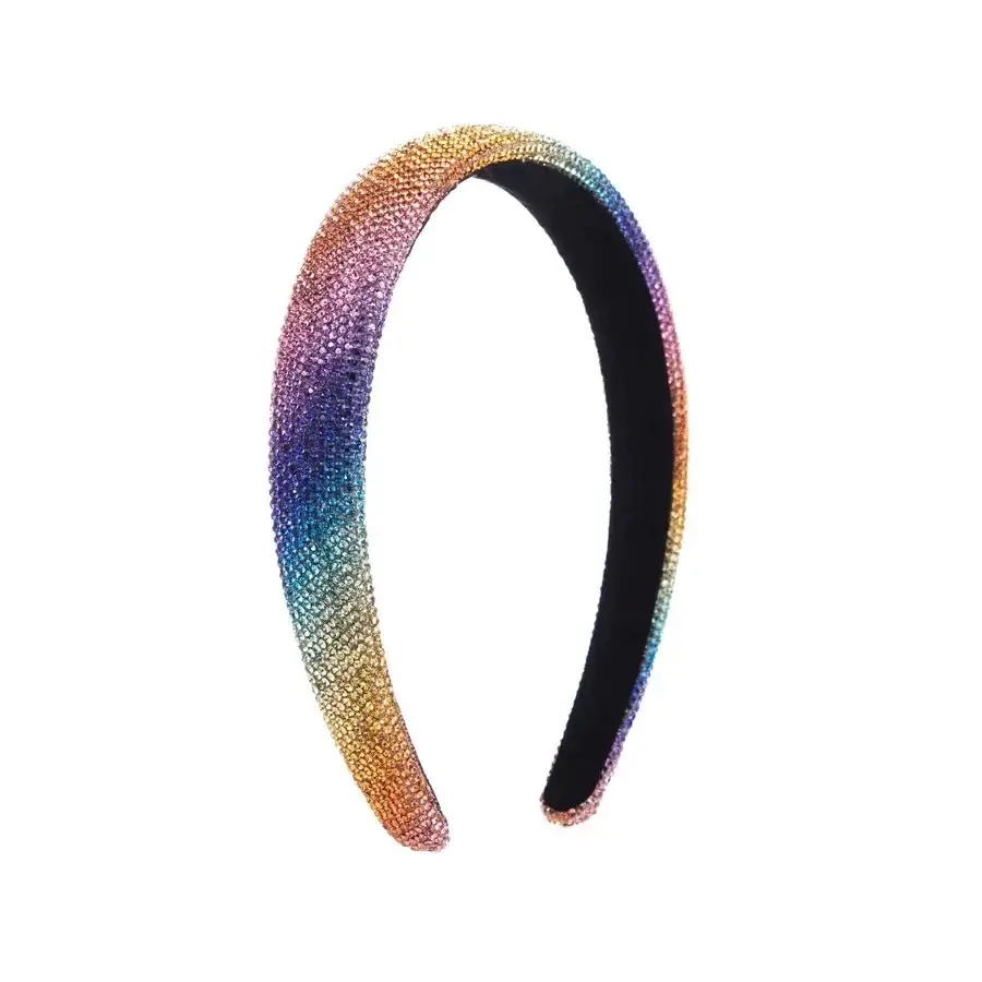 Pink Full Diamond Hair Band for Women - Image 9