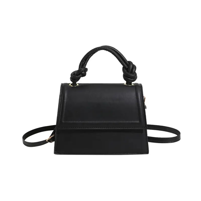 White Knotted Shoulder Crossbody Bag for Women
