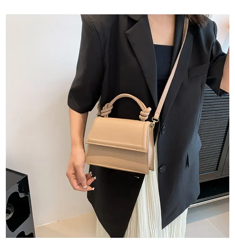 White Knotted Shoulder Crossbody Bag for Women — feature 16