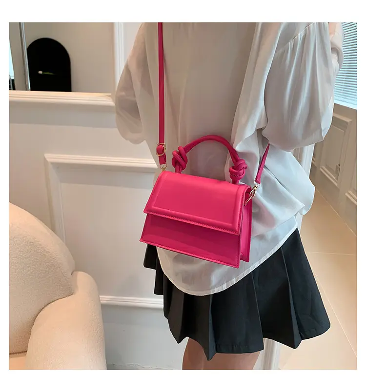 White Knotted Shoulder Crossbody Bag for Women — feature 22