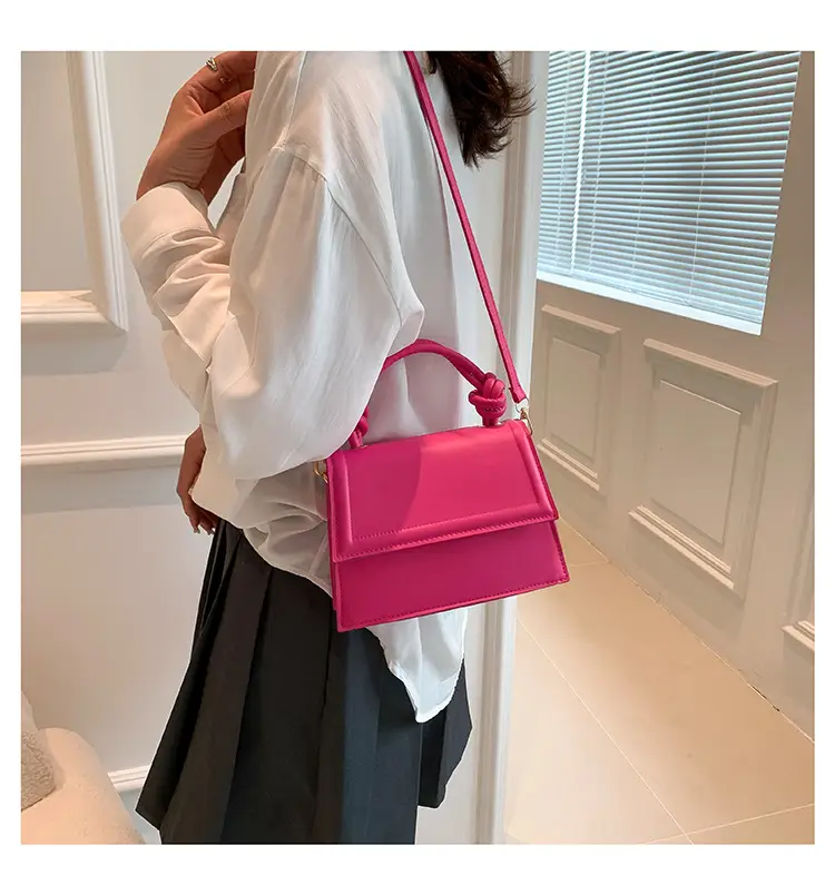 White Knotted Shoulder Crossbody Bag for Women — feature 23
