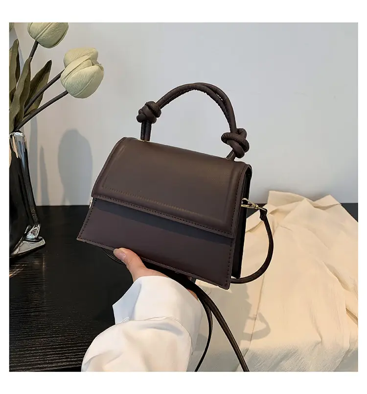 White Knotted Shoulder Crossbody Bag for Women — feature 24