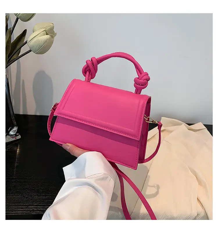 White Knotted Shoulder Crossbody Bag for Women — feature 26