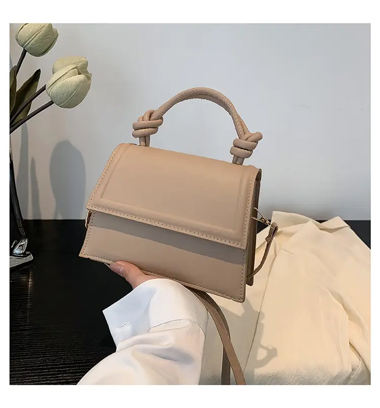 White Knotted Shoulder Crossbody Bag for Women — feature 27