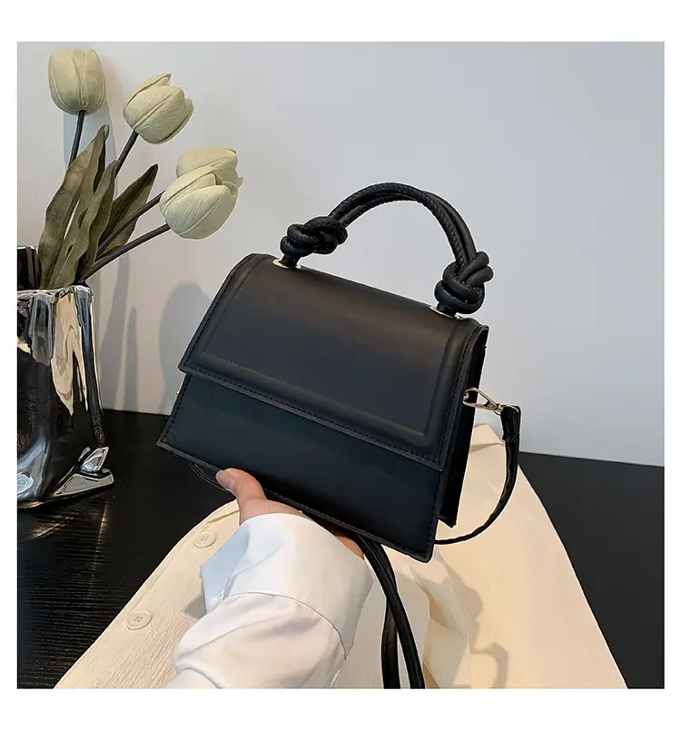 White Knotted Shoulder Crossbody Bag for Women — feature 28