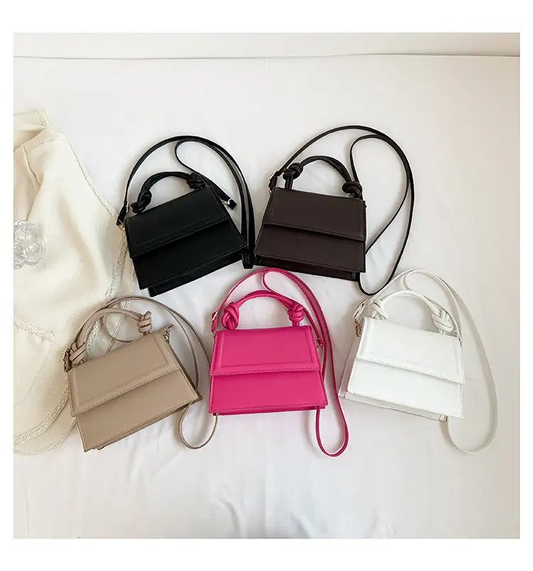 White Knotted Shoulder Crossbody Bag for Women — feature 29