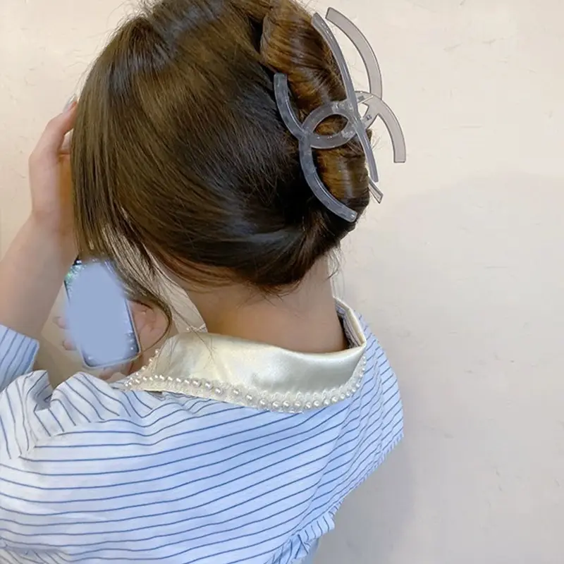 Black Shark Clip Back Hair Accessory for Men