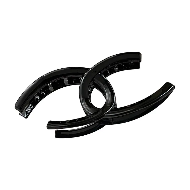 Black Shark Clip Back Hair Accessory for Men