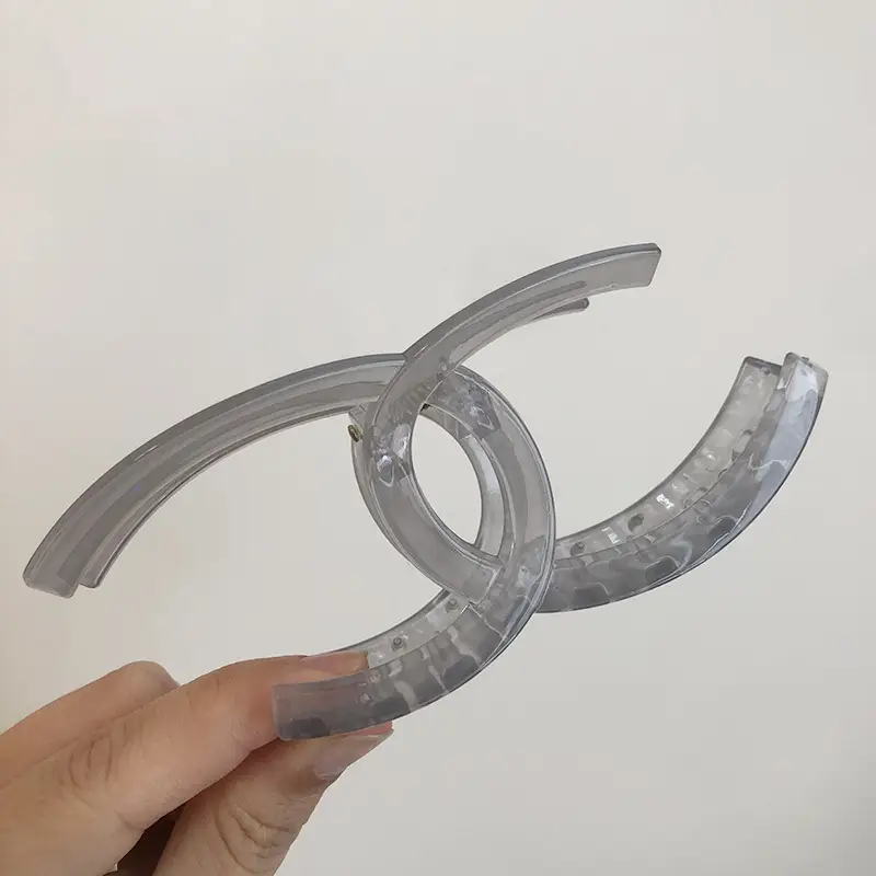 Black Shark Clip Back Hair Accessory for Men