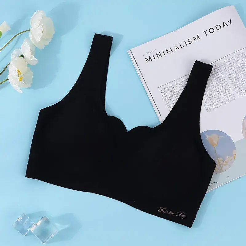 Women's White Jelly Strips Soft Supportive Vest