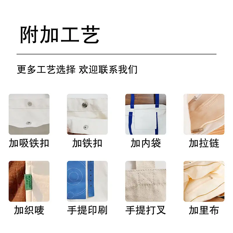 DIY Printed Canvas Bag for Students Hand Printed Logo - Image 5