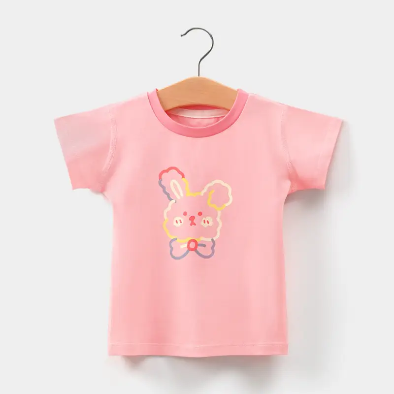 Apple Printed Cotton T-Shirt for Baby Boys Girls - Image 12