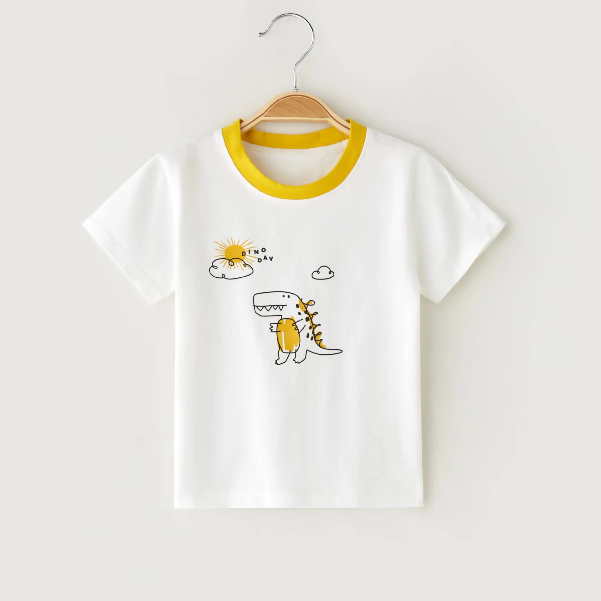 Apple Printed Cotton T-Shirt for Baby Boys Girls - Image 7