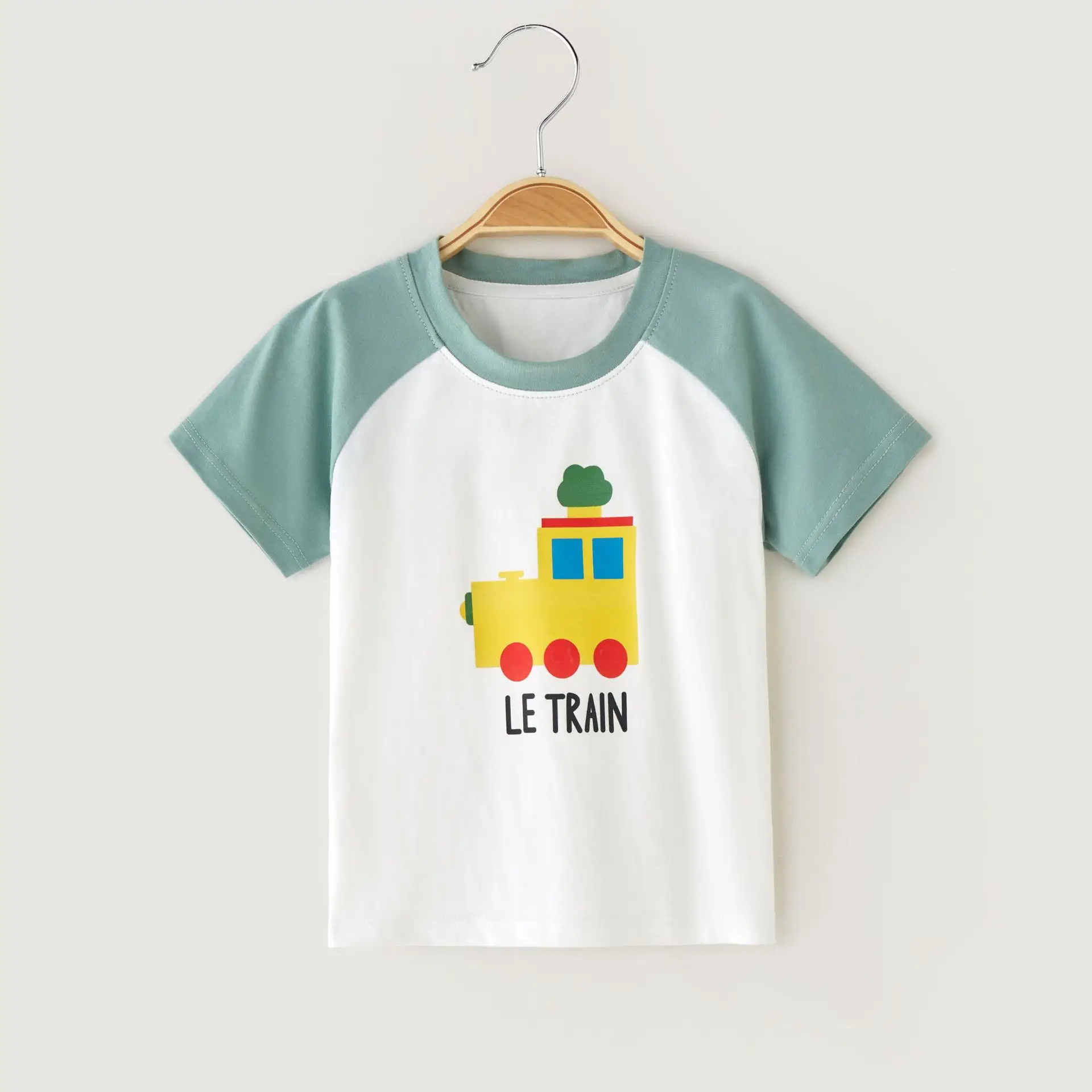 Apple Printed Cotton T-Shirt for Baby Boys Girls - Image 8
