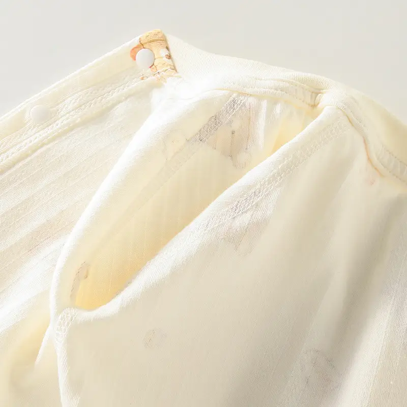 Baby Pure Cotton Spring Pajamas Cream - Image 28
