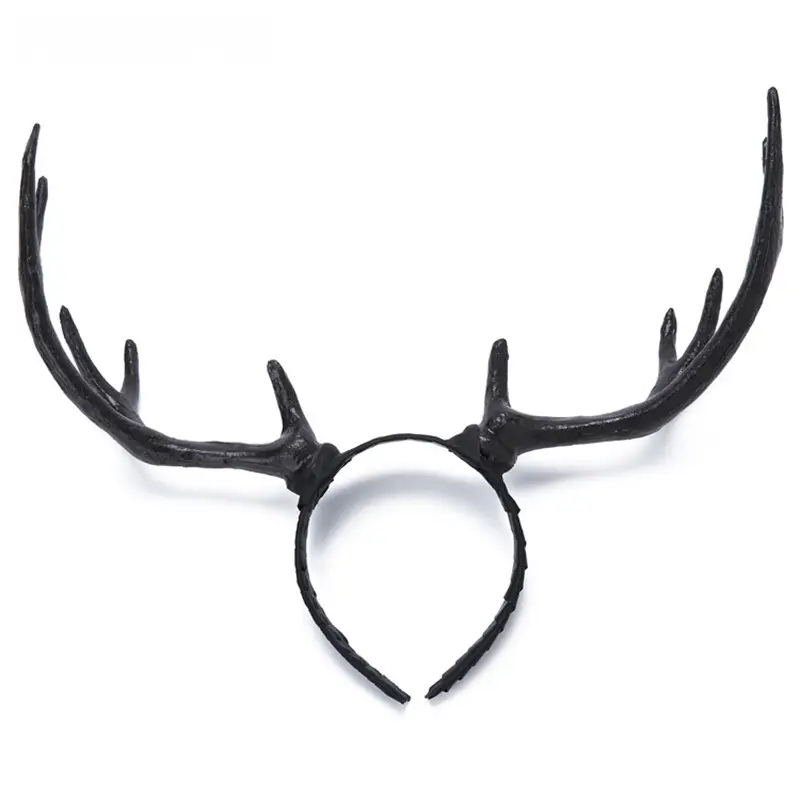 Golden Devil Horn Headband for Halloween Party Cosplay