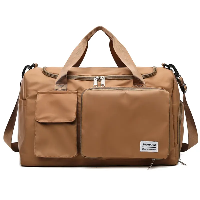 Maroon Multi-Functional Gym Travel Bag with Shoe Compartment - Image 12