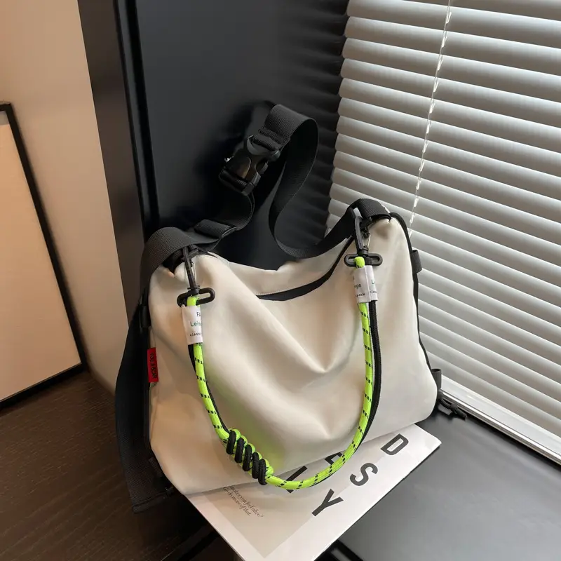 Women Retro Crossbody Bag White Green 2026 - Image 3