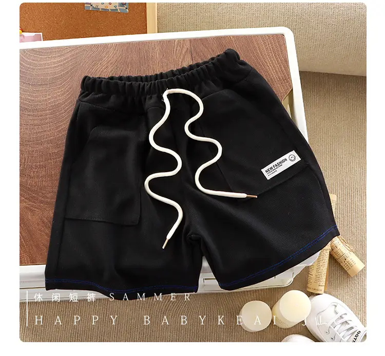 Pink Cotton Cartoon Shorts for Boys Summer Wear — feature 14