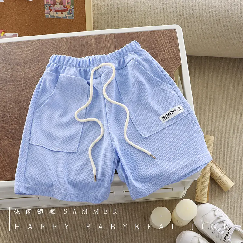 Pink Cotton Cartoon Shorts for Boys Summer Wear
