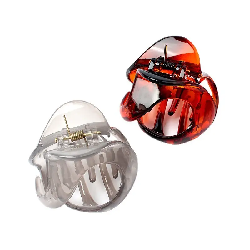 New Hollow Amber Grab Clip Hairpin for Women - Image 36