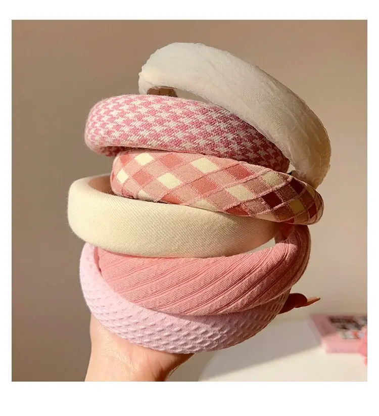 Pink High Cranial Hair Hoop Women's 2023 New — feature 11