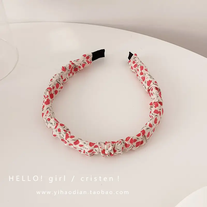 Pink High Cranial Hair Hoop Women's 2023 New - Image 4