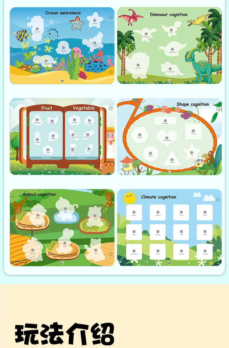 Children's Educational Toy Cross-Border Quiet Book Set — feature 10