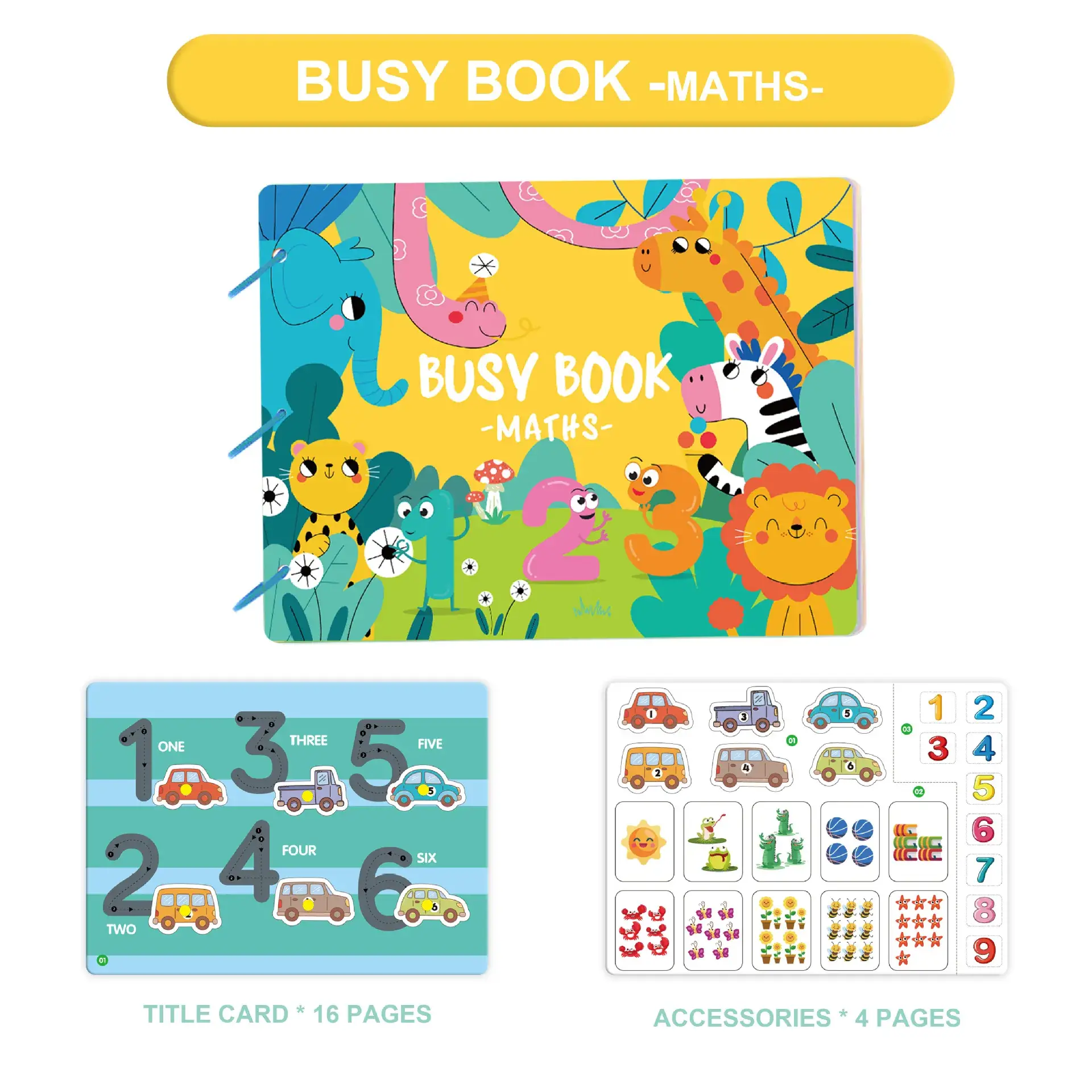 Children's Educational Toy Cross-Border Quiet Book Set - Image 2