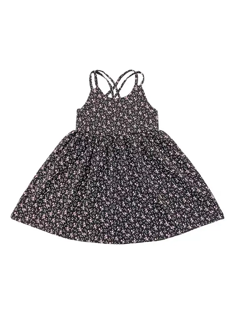 Girls Floral Chiffon Dress Summer Wear - Image 8