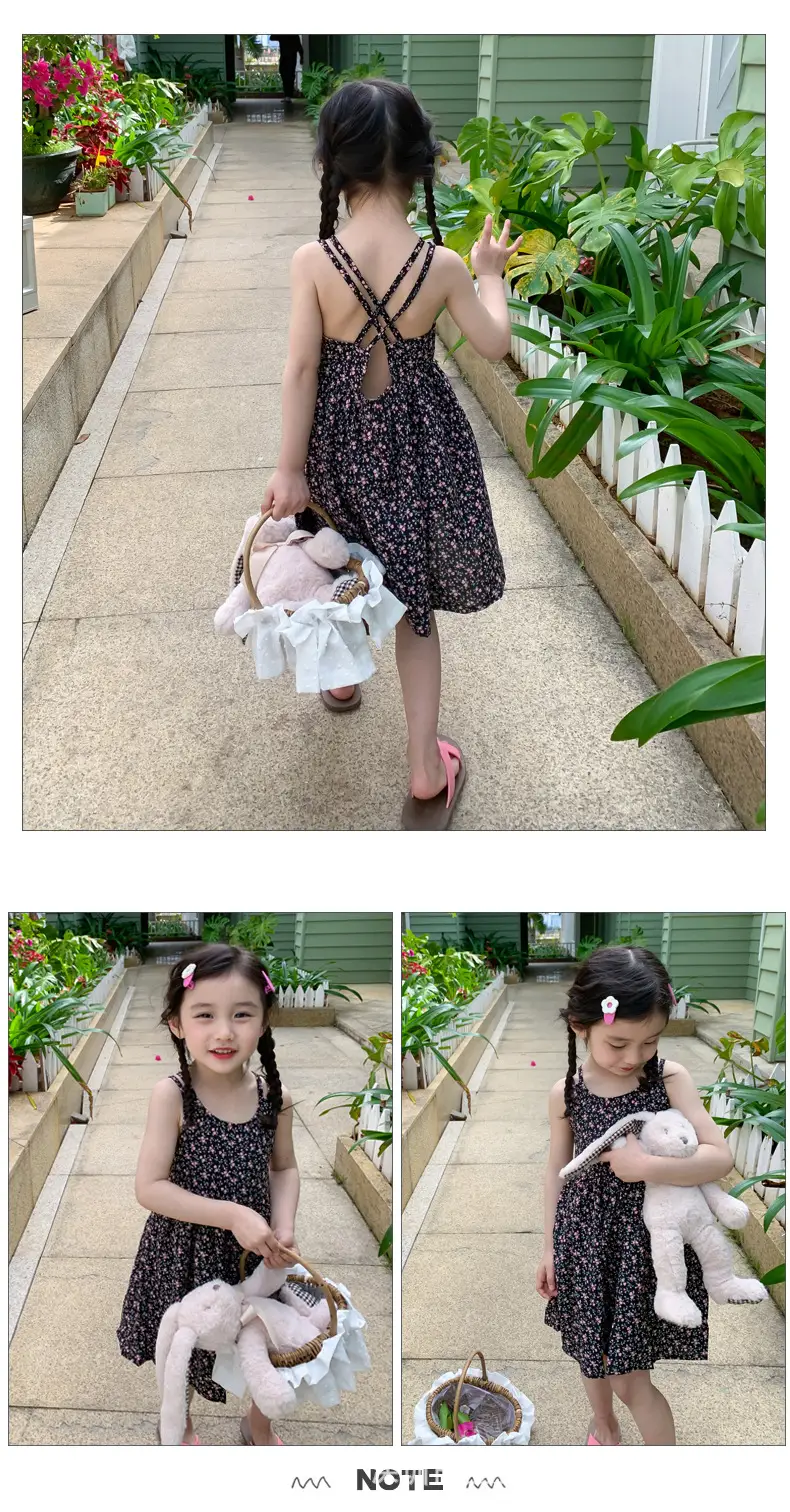 Girls Floral Chiffon Dress Summer Wear — feature 13