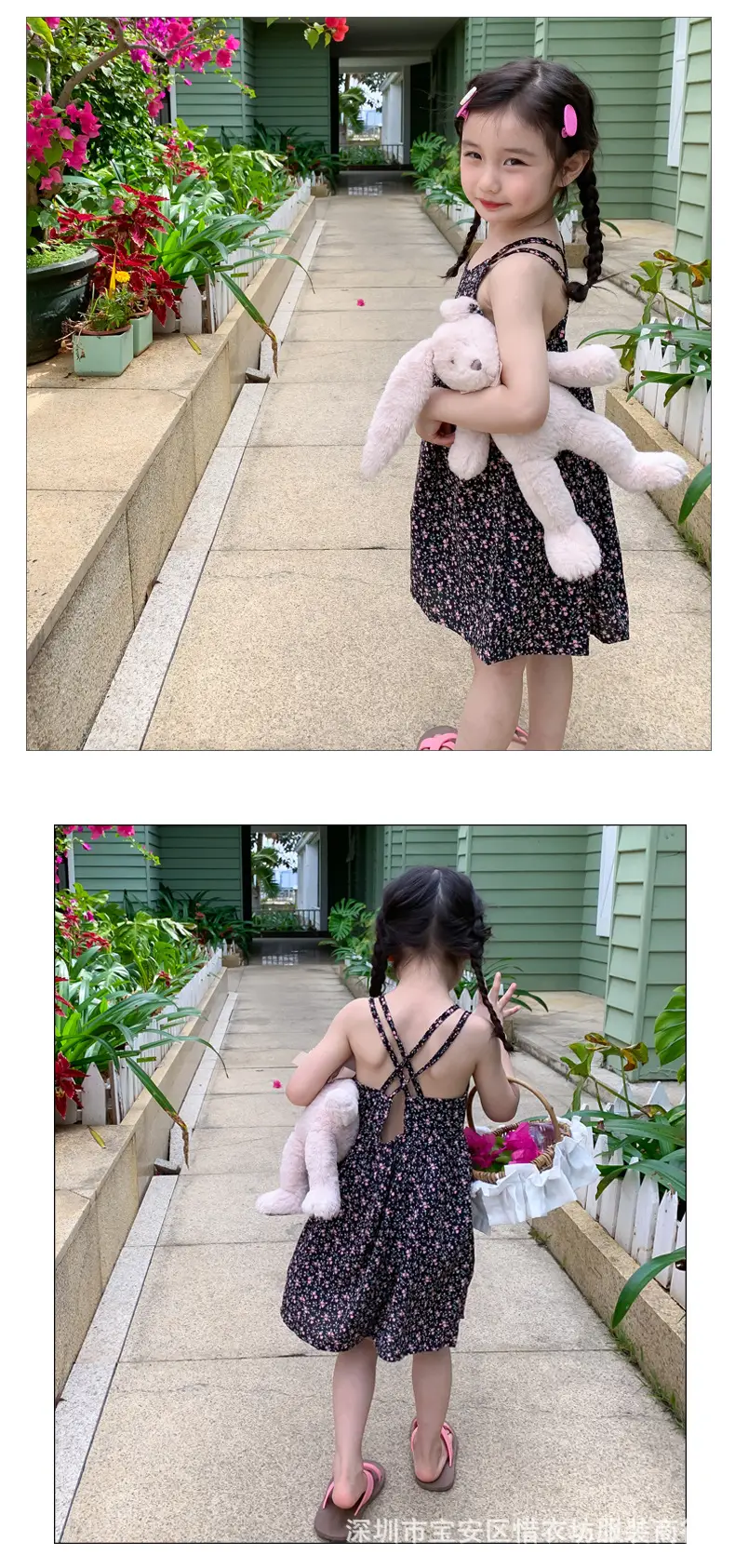 Girls Floral Chiffon Dress Summer Wear — feature 14