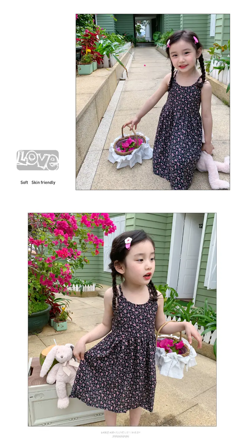Girls Floral Chiffon Dress Summer Wear — feature 15